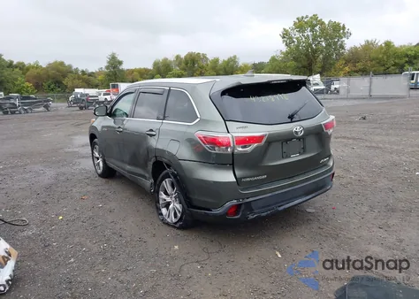 2014 Toyota Highlander Xle V6 из США, поврежденный, VIN 5TDJKRFHXES020910
